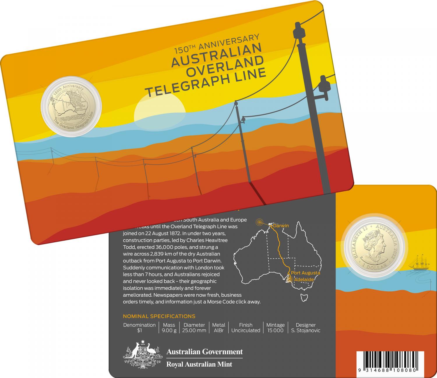 Thumbnail for 2022 150th Anniversary of the Australian Overland Telegraph Line