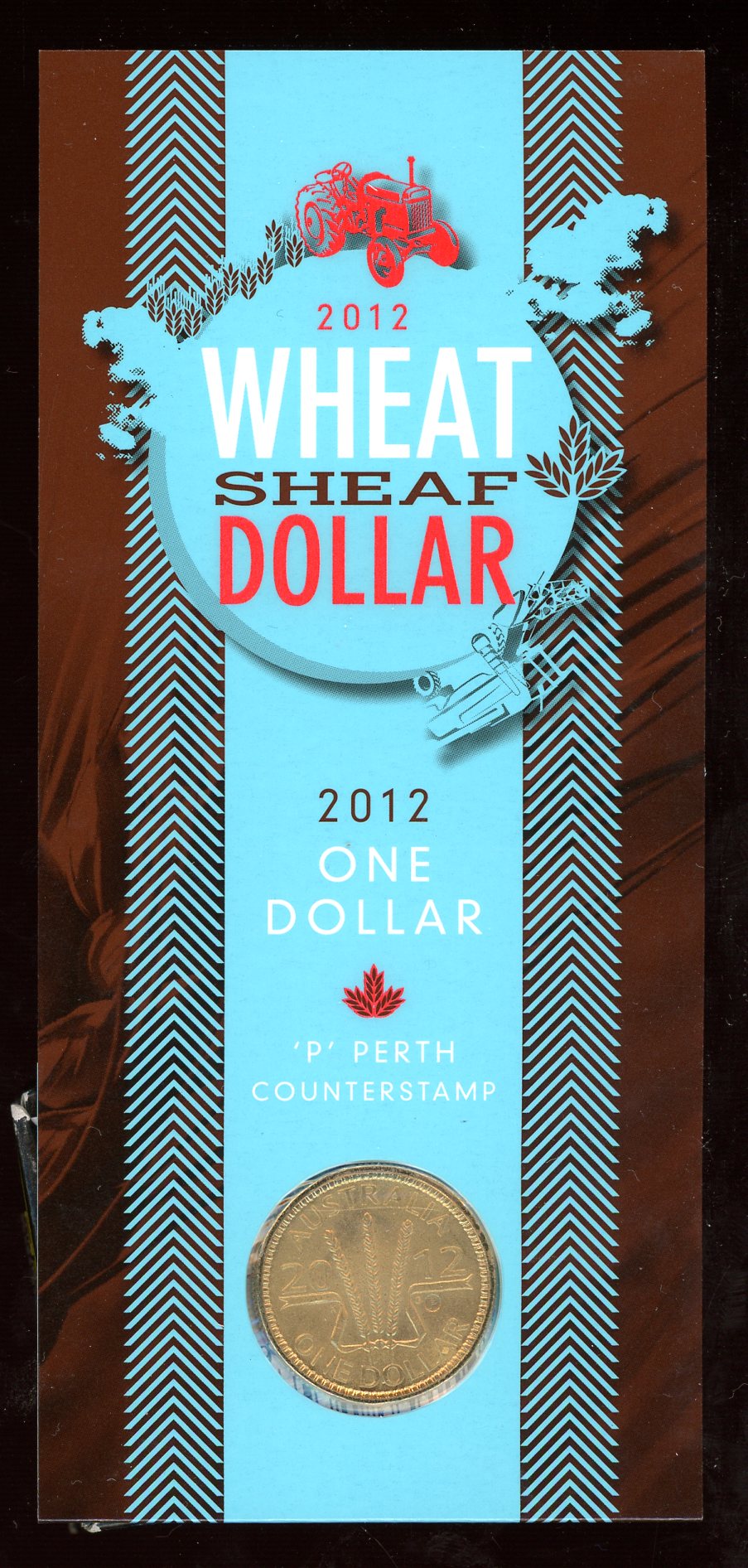 Thumbnail for 2012 Wheat Sheaf Dollar - P Counterstamp
