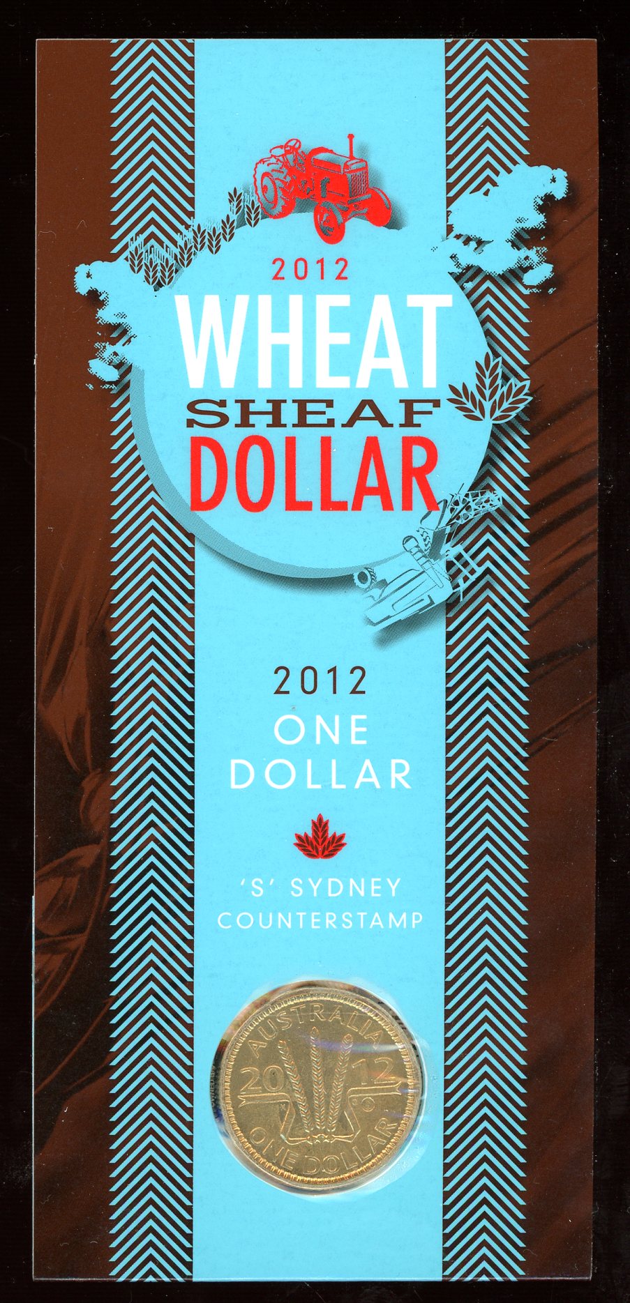 Thumbnail for 2012 Wheat Sheaf Dollar - S Counterstamp