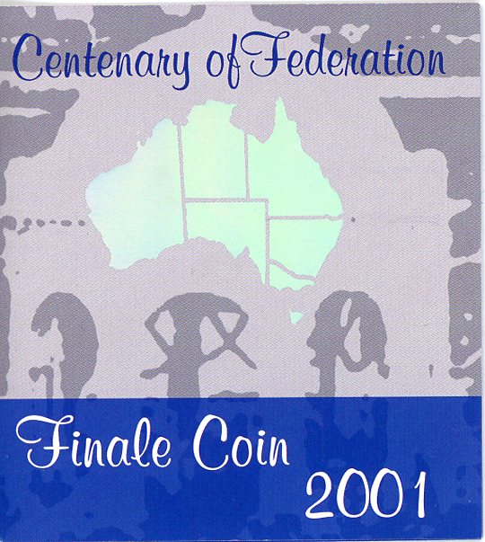 Thumbnail for 2001 Centenary of Federation $5 Hologram Finale Coin
