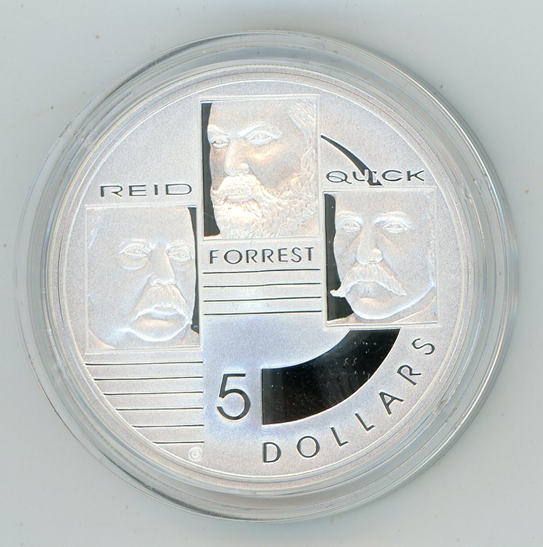 Thumbnail for 2001 $5 Silver Proof From Masterpieces In Silver Set - Reid Forrest & Quick