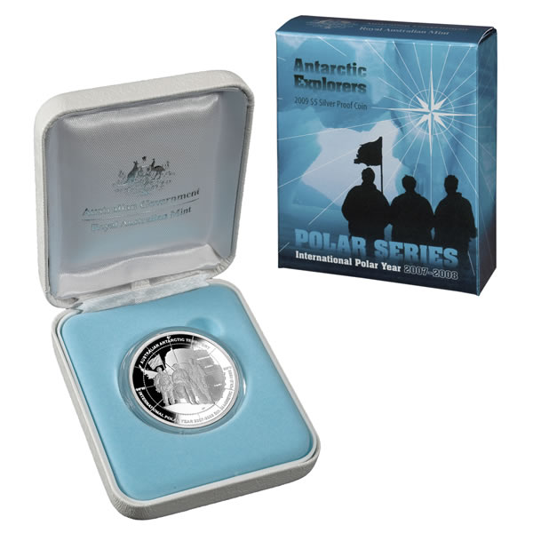 Thumbnail for 2009 $5 Silver Proof Coin - International Polar Year 2007-2008
