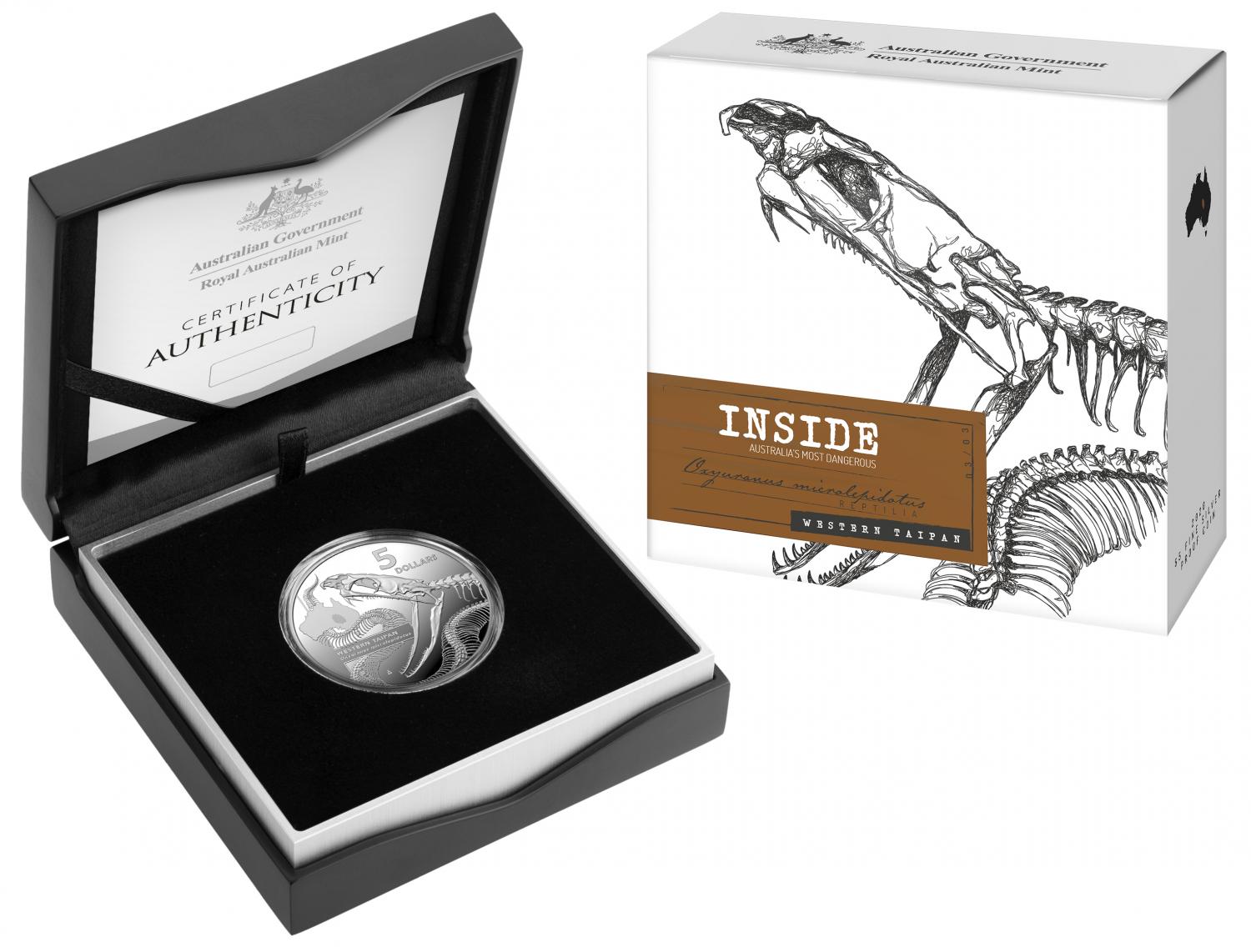 Thumbnail for 2020 Inside Australia's Most Dangerous $5.00 Silver Proof Western Taipan