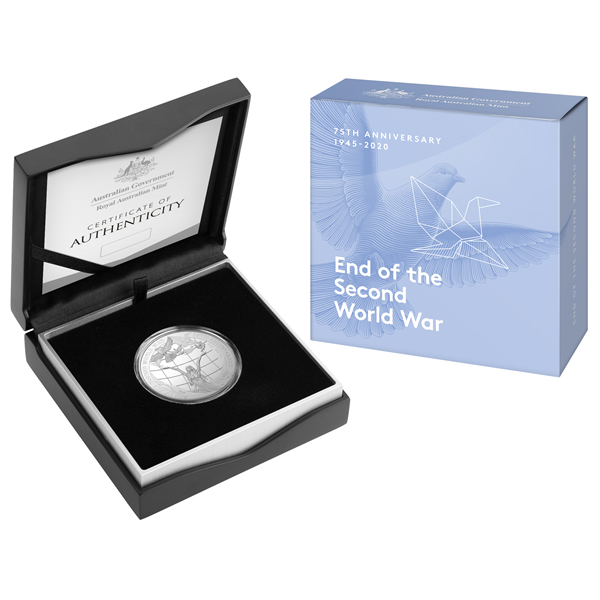 Thumbnail for 2020 $5 1oz Silver Proof - 75th Anniversary End of WWII