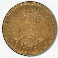 Thumbnail for 1904F German Gold 10 Marks
