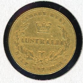 Thumbnail for 1864 Sydney Mint Gold Half Sovereign (B)