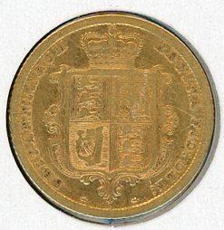Thumbnail for 1883S Australian Queen Victoria Young Head Gold Half Sovereign