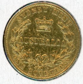 Thumbnail for 1867 Australian Sydney Mint Gold Sovereign Type Two
