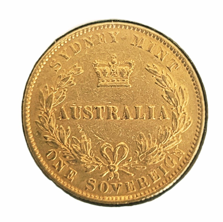 Thumbnail for 1870 Australian Sydney Mint Gold Sovereign Type Two - A