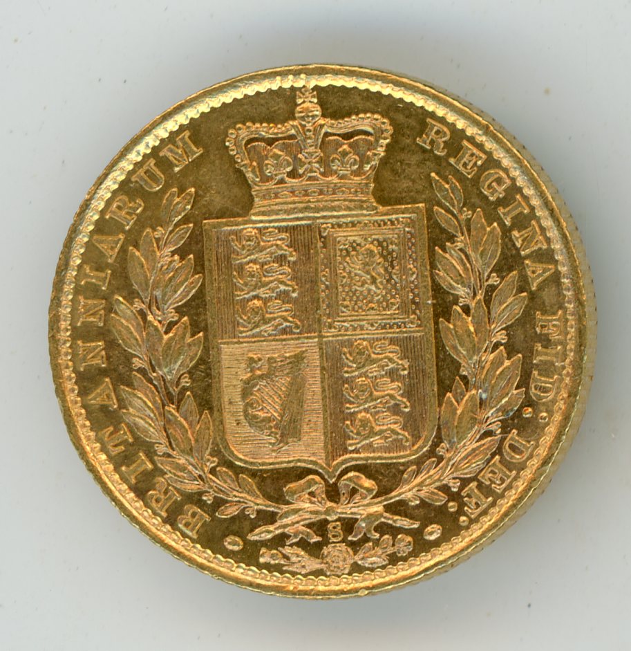 Thumbnail for 1878S Australian Shield Gold Sovereign