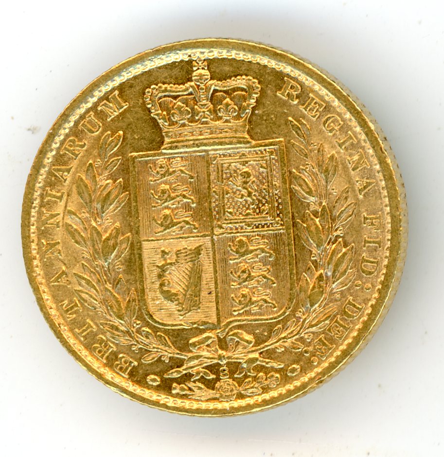 Thumbnail for 1881S Australian Shield Gold Sovereign B