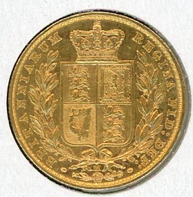 Thumbnail for 1884M Australian Shield Gold Sovereign
