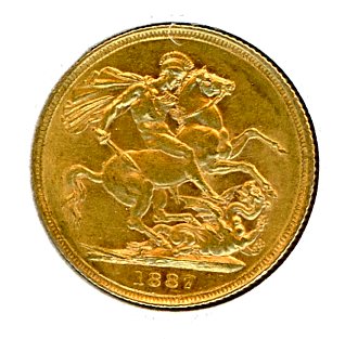 Thumbnail for 1887S Australian Young Head Gold Sovereign