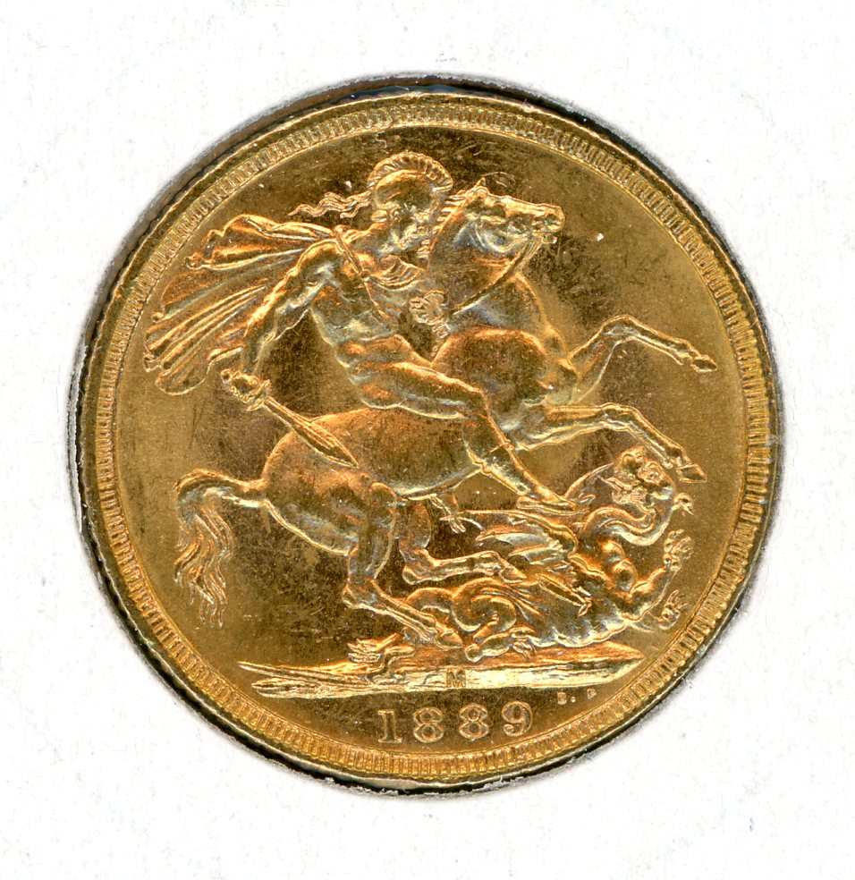 Thumbnail for 1889M Australian Jubilee Head Gold Sovereign