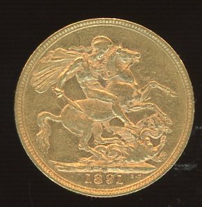 Thumbnail for 1891M Australian Jubilee Head Gold Sovereign