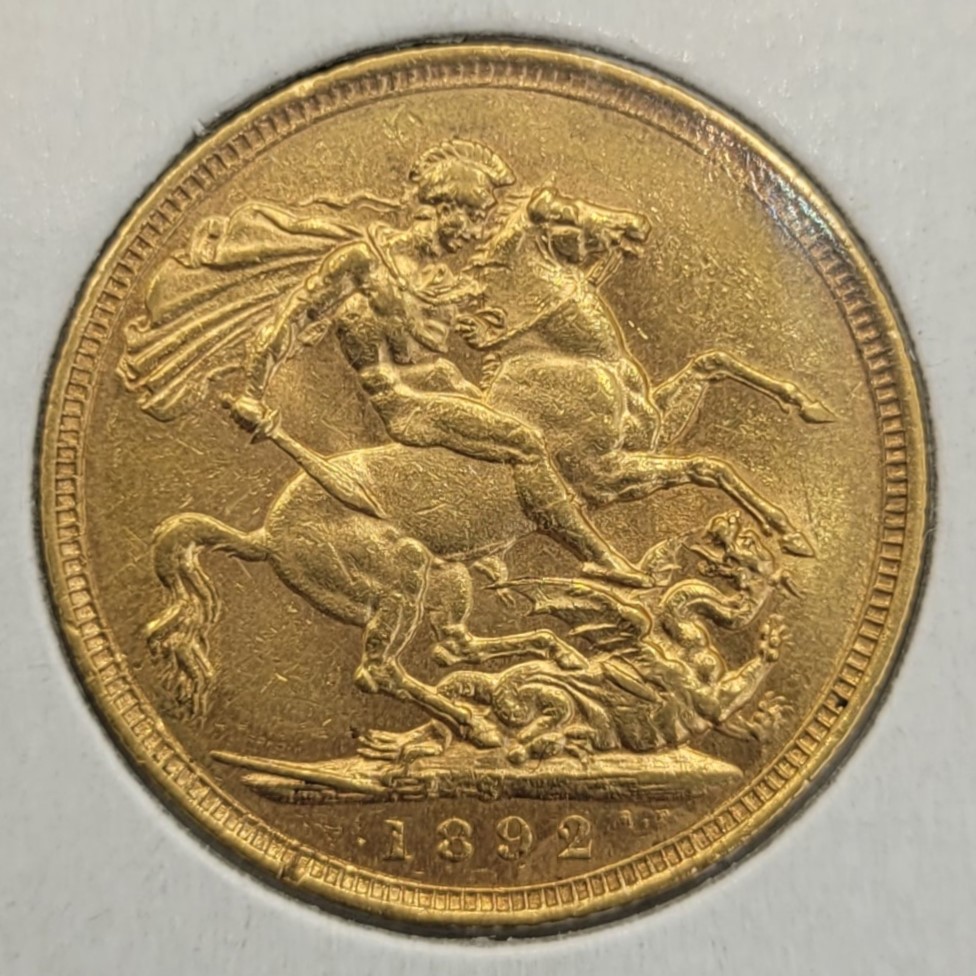 Thumbnail for 1892S Australian Jubilee Head Gold Sovereign B