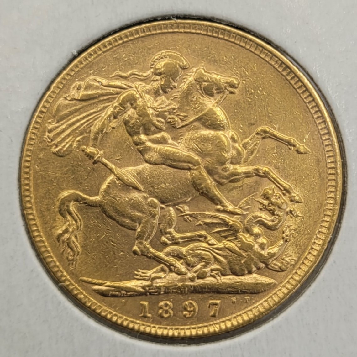 Thumbnail for 1897M Australian Veil Head Gold Sovereign