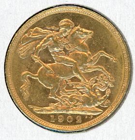 Thumbnail for 1902P Australian Edward VII Gold Sovereign