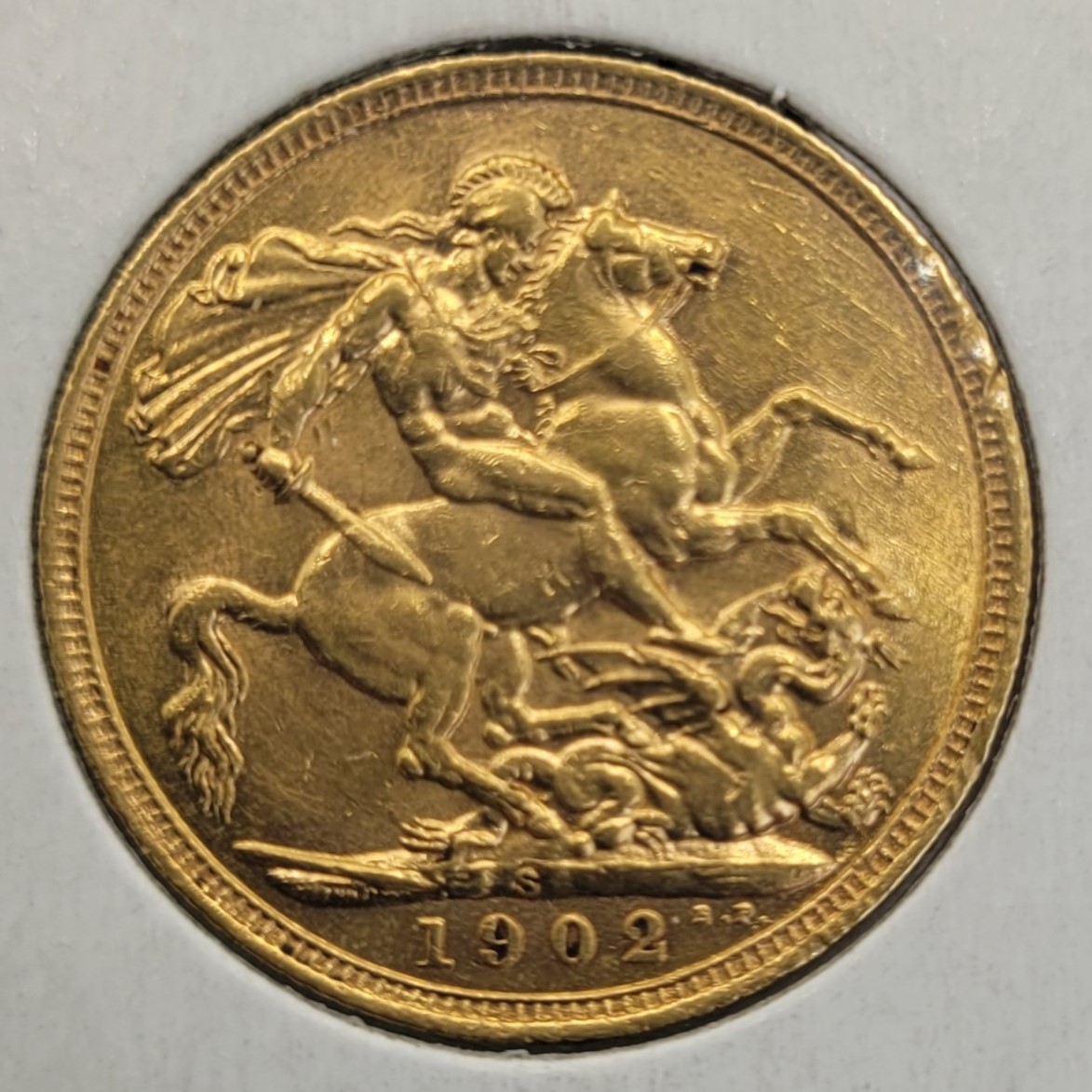 Thumbnail for 1902S Australian Edward VII Gold Sovereign