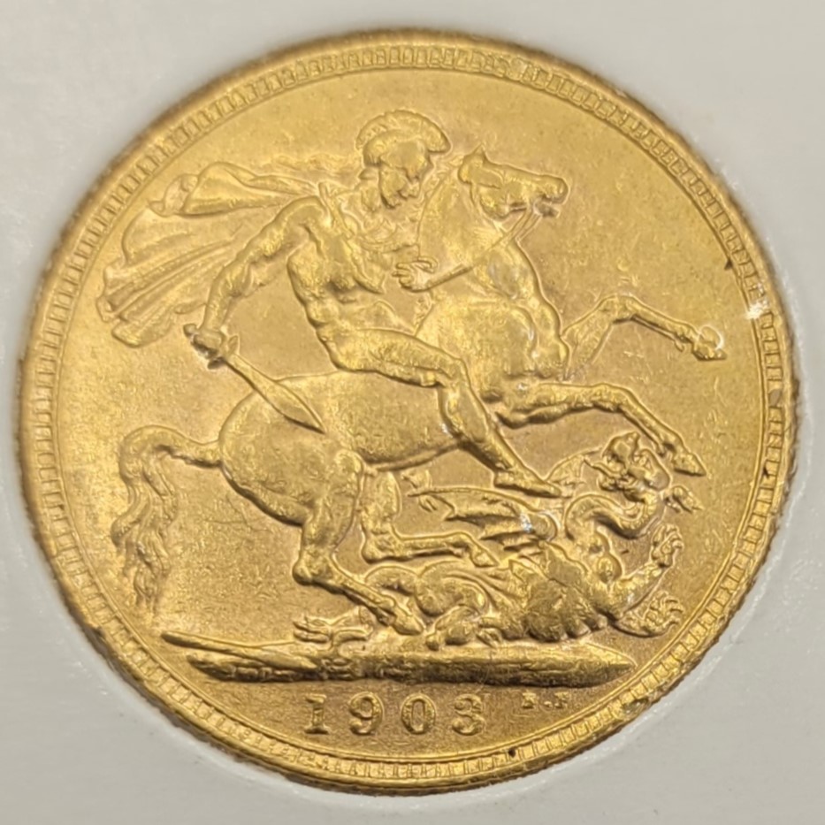 Thumbnail for 1903P Australian Edward VII Gold Sovereign