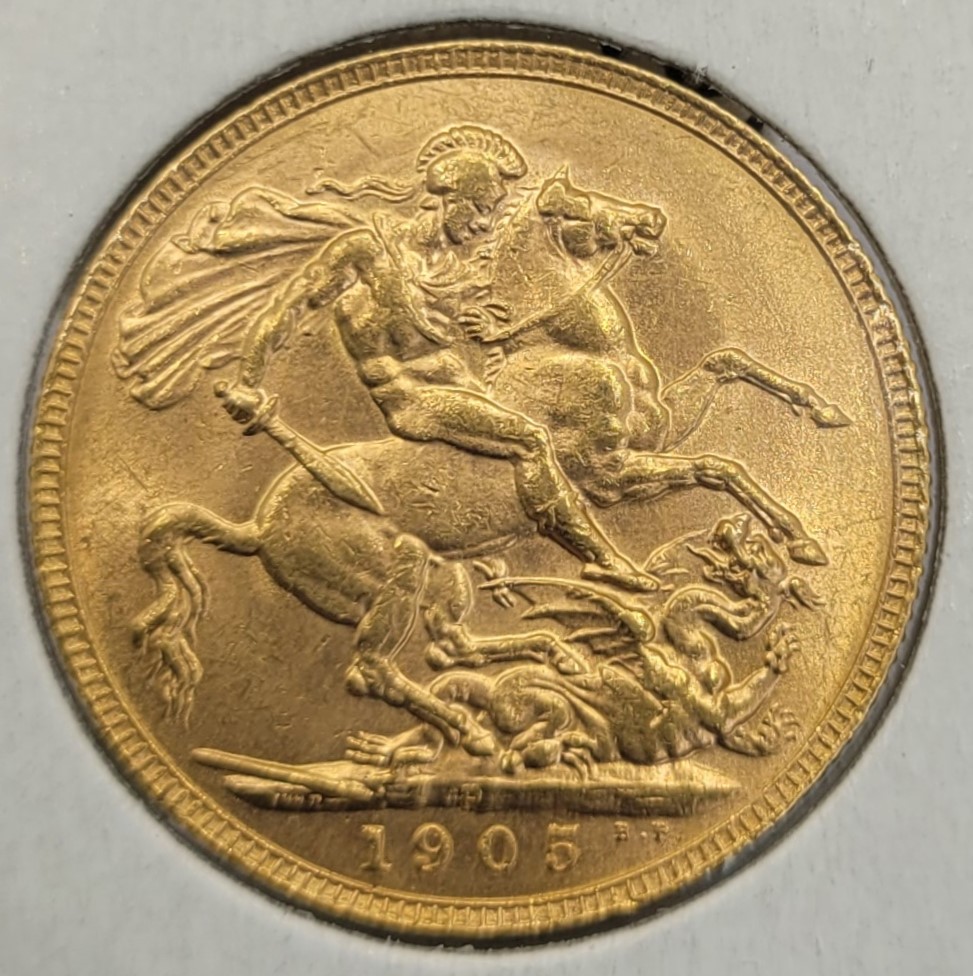 Thumbnail for 1905P Australian Edward VII Gold Sovereign