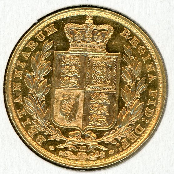 Thumbnail for 1884M Australian Shield Gold Sovereign B