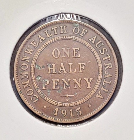 Thumbnail for 1915 Australian Half Penny - VG