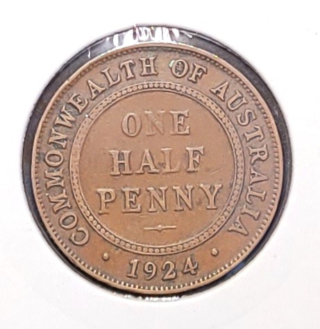 Thumbnail for 1924 Australian Half Penny - aF