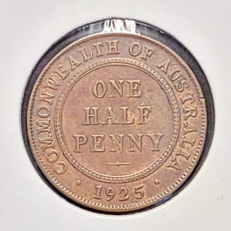 Thumbnail for 1925 Australian Half Penny - VF