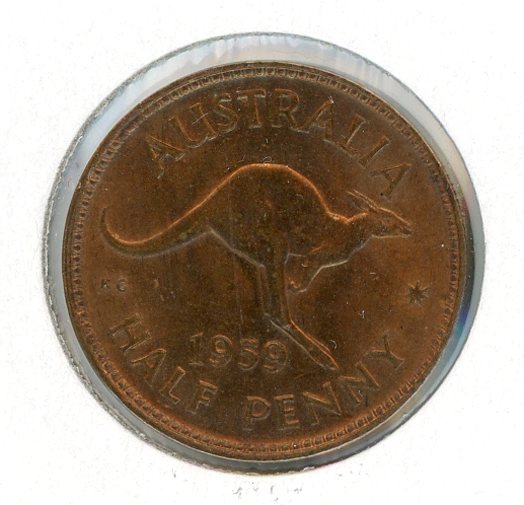 Thumbnail for 1959 Australian Half Penny aUNC