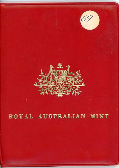 Thumbnail for 1969 Australian Mint Set In Red Wallet