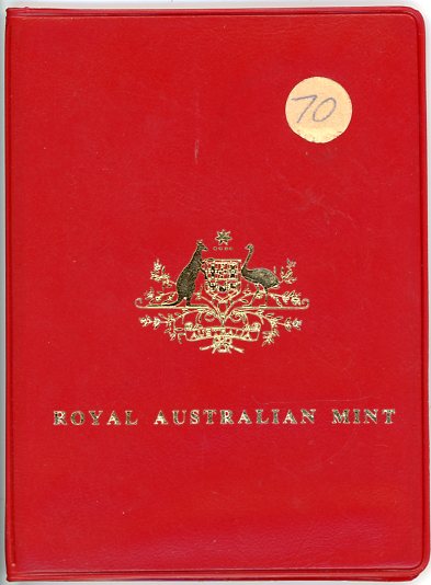 Thumbnail for 1970 Australian Mint Set In Red Wallet