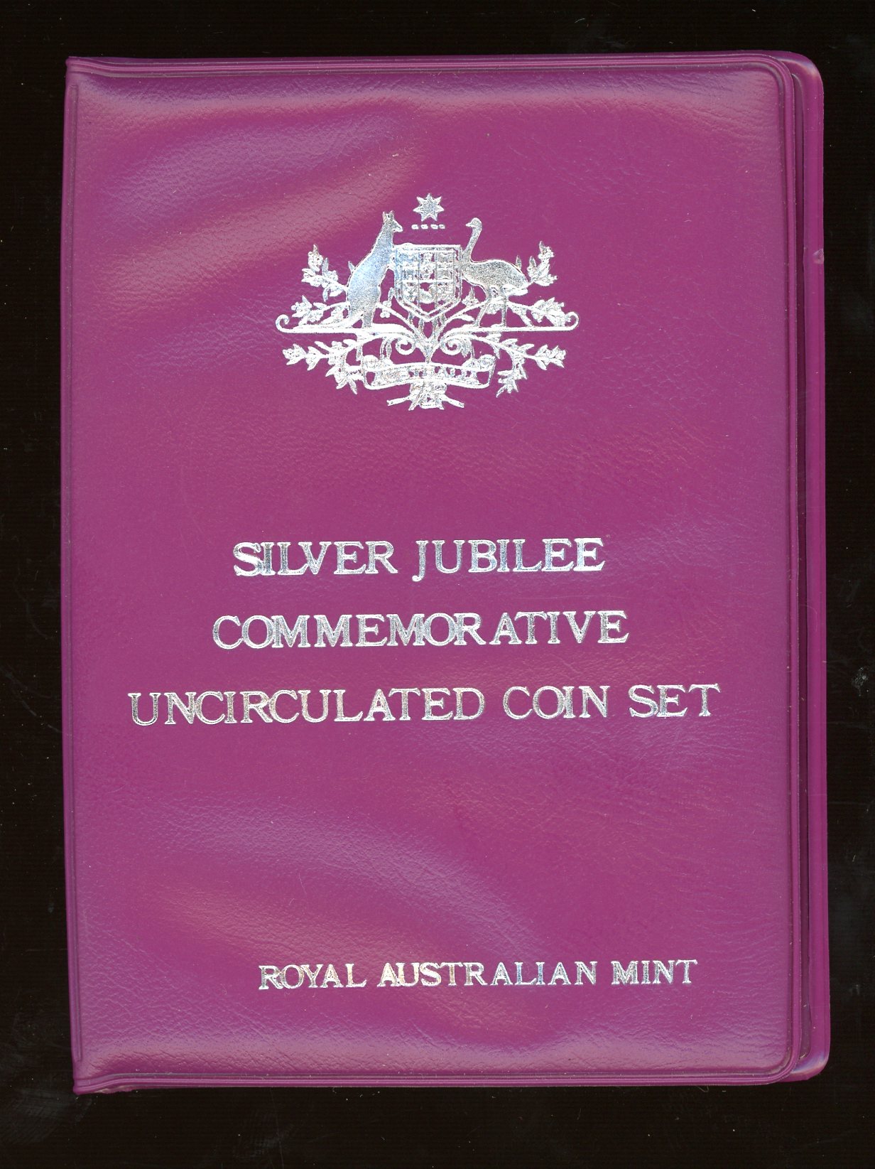 Thumbnail for 1977 Australian Mint Set In Purple Wallet