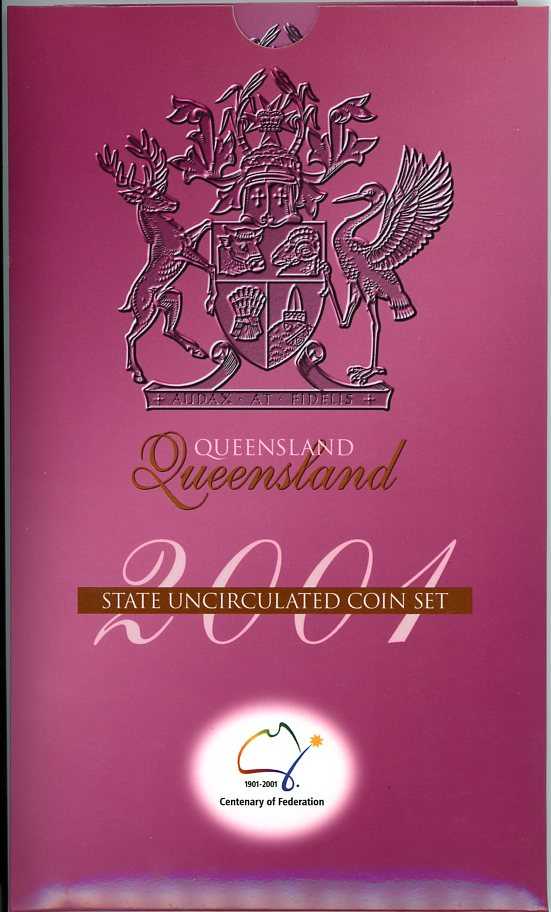 Thumbnail for 2001 Centenary of Federation 3 Coin Mint Set - Queensland