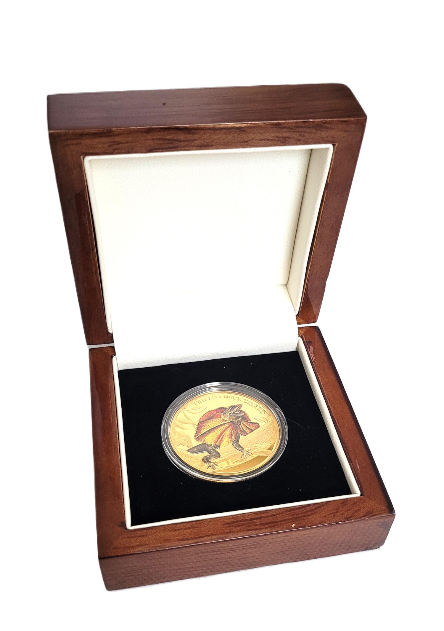 Thumbnail for 2014 The Frilled Neck LIZARD 1oz Gold Proof Coin