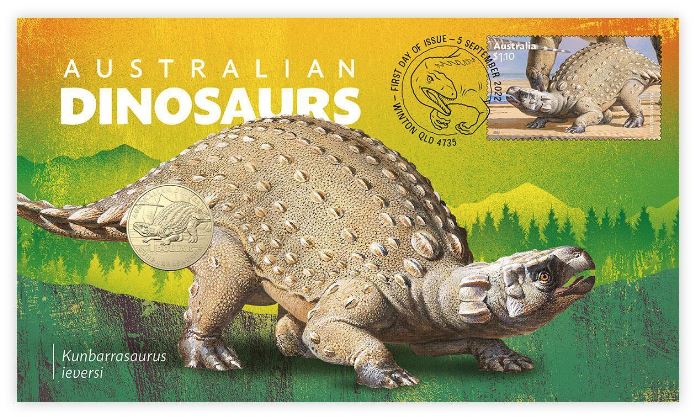 Thumbnail for 2022 Australian Dinosaurs PNC Kunbarrasaurus Ieversi