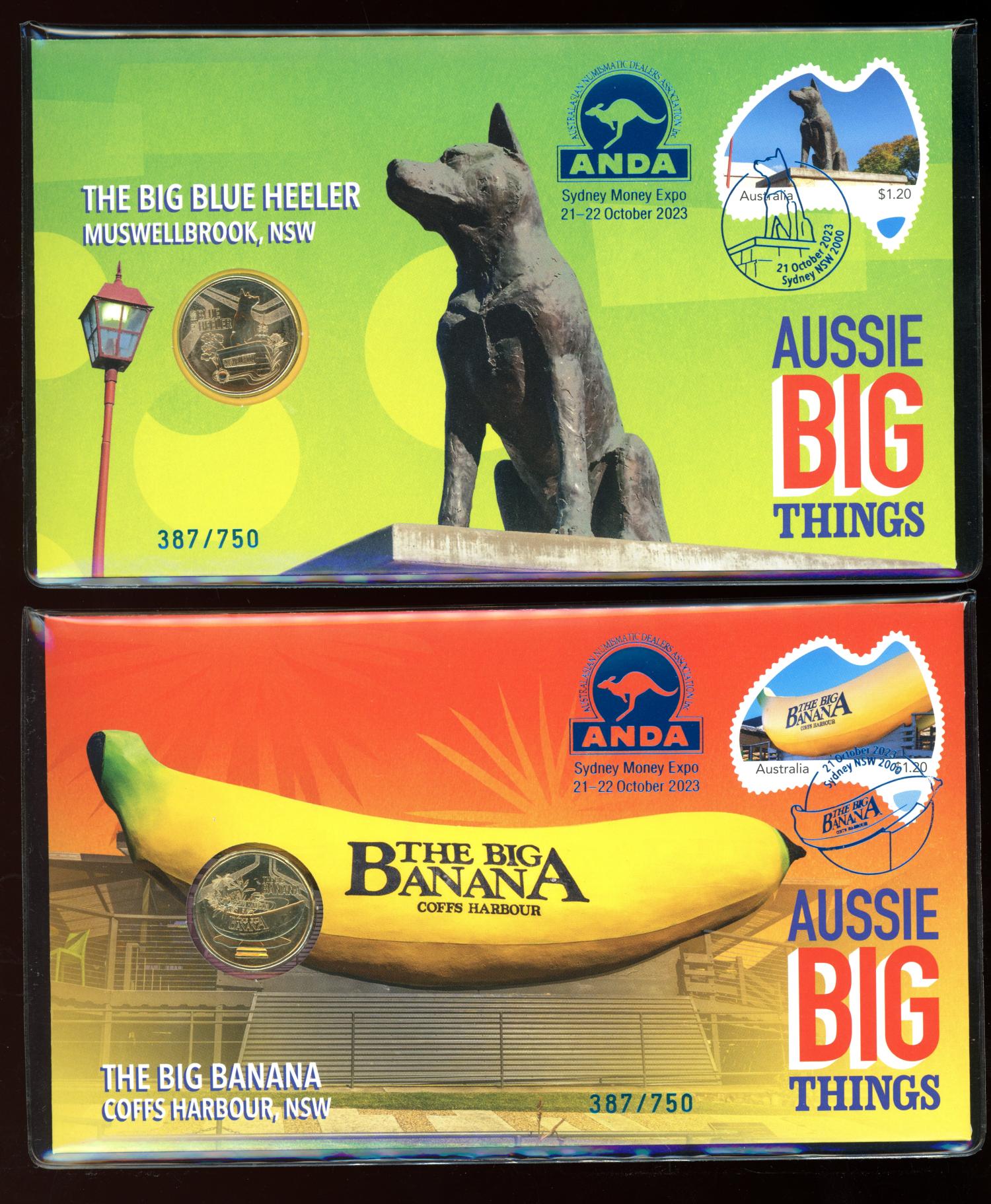 Thumbnail for 2023 PNC - ANDA MONEY EXPO SYDNEY - Aussie Big Things Big Banana & Big Blue Heeler PNC
