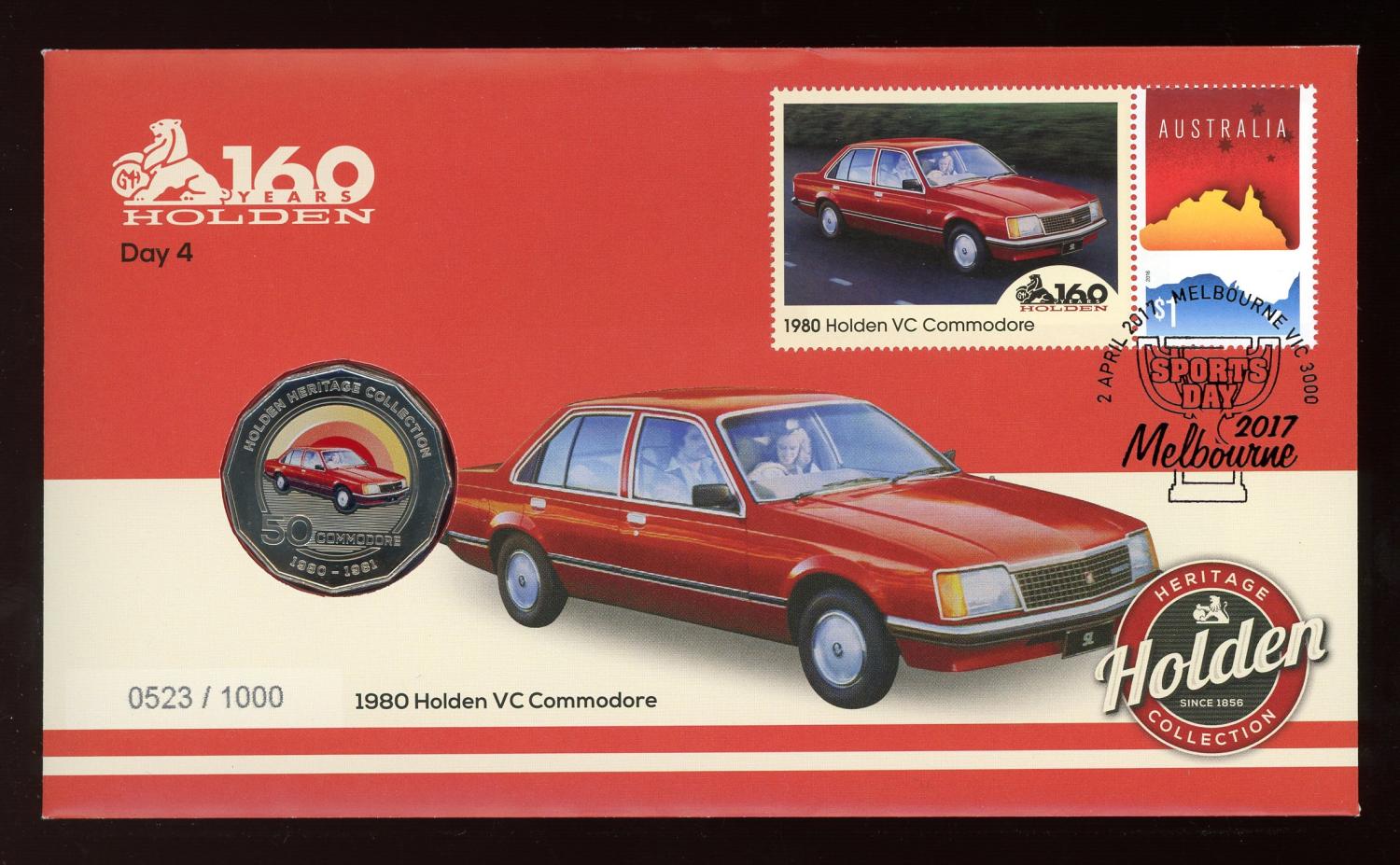 Thumbnail for 2017 Issue 9 1980 Holden VC Commodore Day 4 Melbourne Stamp Show Number 523