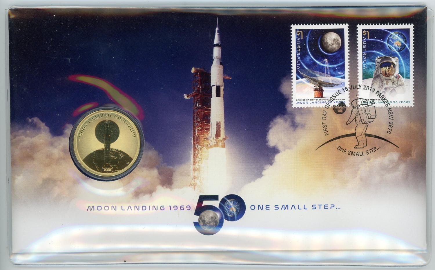 Thumbnail for 2019 Issue 25 50th Anniversary of the Moon Landing PNC