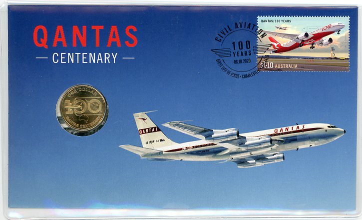 Thumbnail for 2020 Issue 8 Qantas Centenary PNC