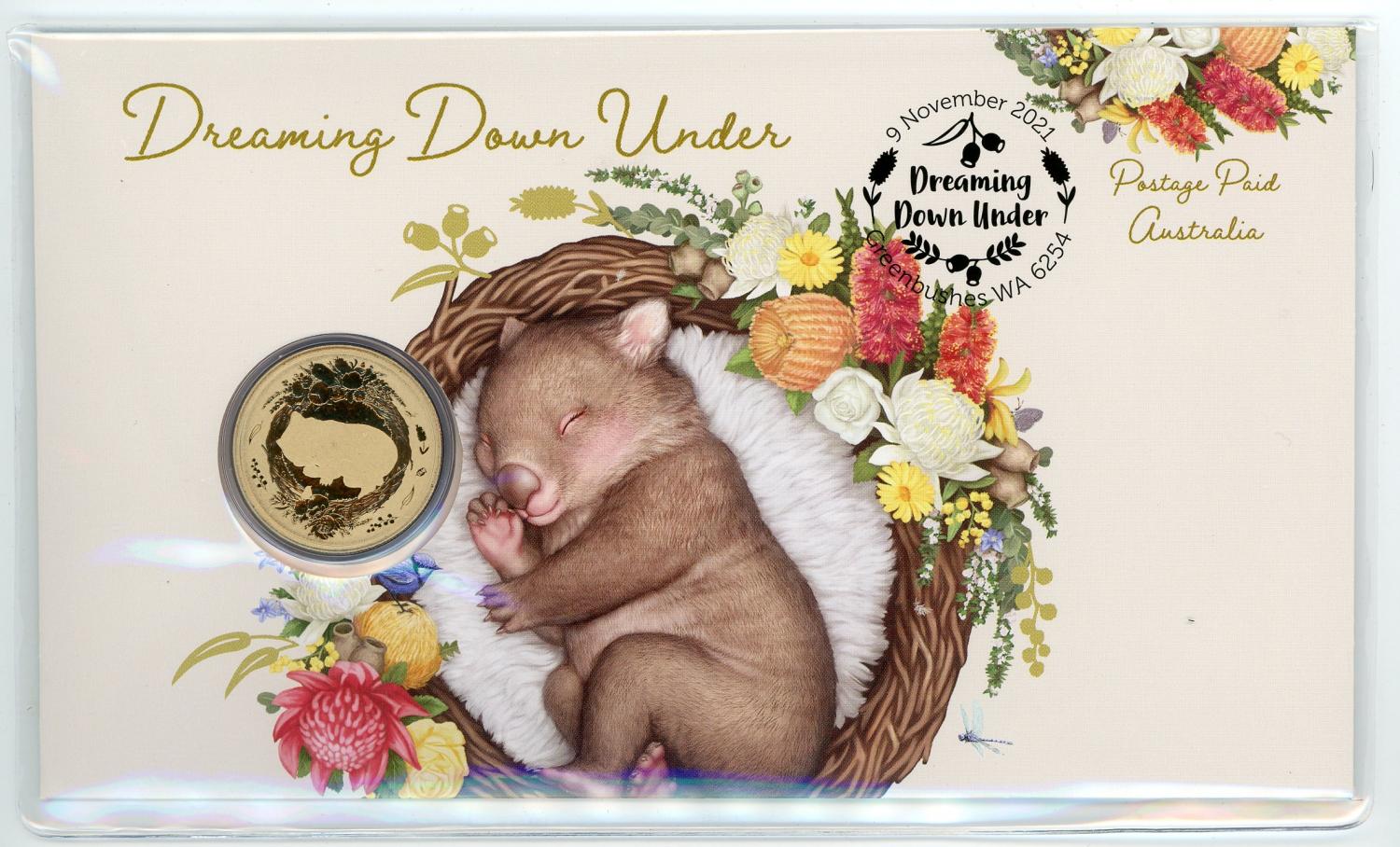 Thumbnail for 2021 Issue 39 Dreaming Down Under PNC - Northern Hairy Nosed Wombat