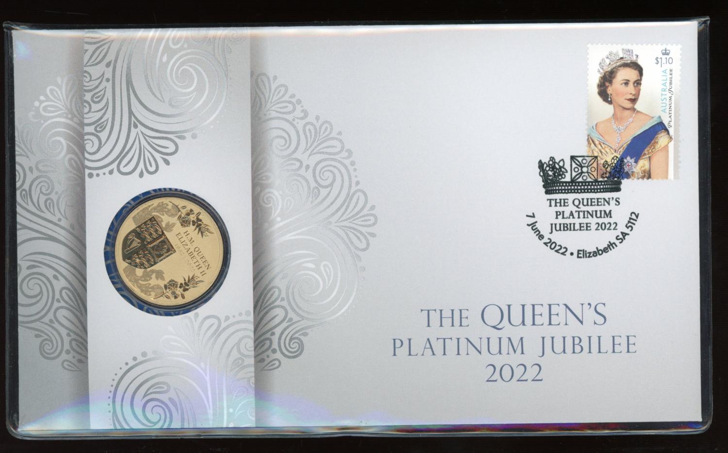 Thumbnail for 2022 Issue 14 - The Queens Platinum Jubilee 2022 PNC with Perth Mint $1