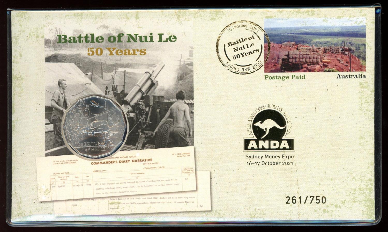Thumbnail for 2021 Sydney ANDA Battle of Nui Le 50 Years PNC
