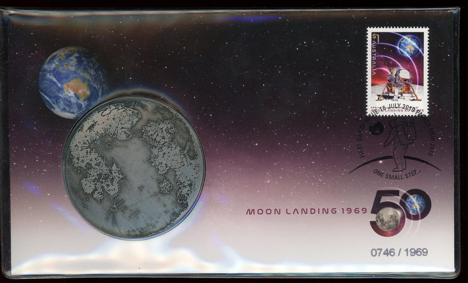 Thumbnail for 2019 Moon Landing 1969 Medallic PNC