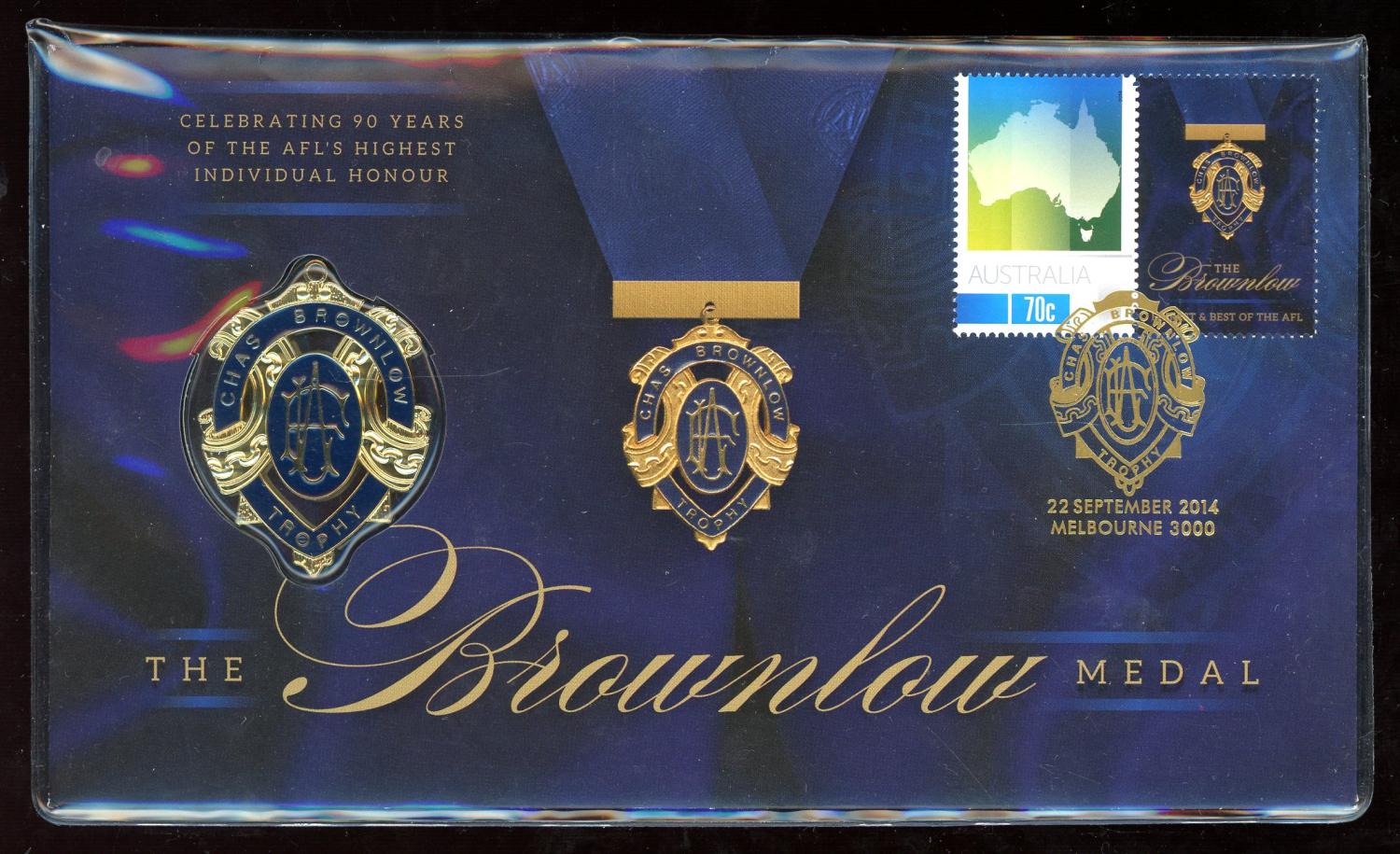 Thumbnail for 2014 Brownlow Medal Medallion PNC Limited Edition 0900 of 2500