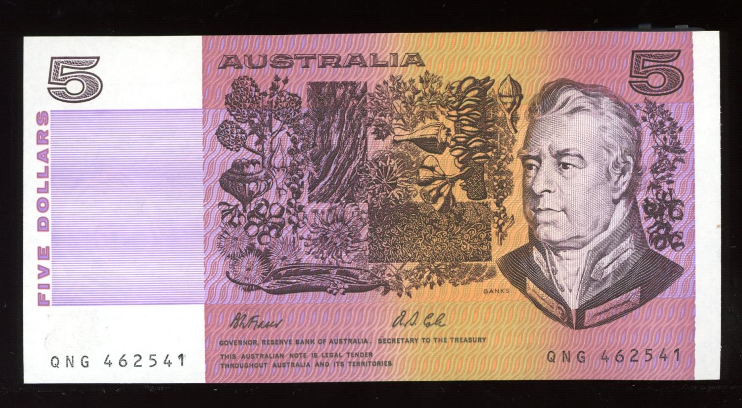 Thumbnail for 1991 $5.00 Fraser-Cole QNG 462541 UNC