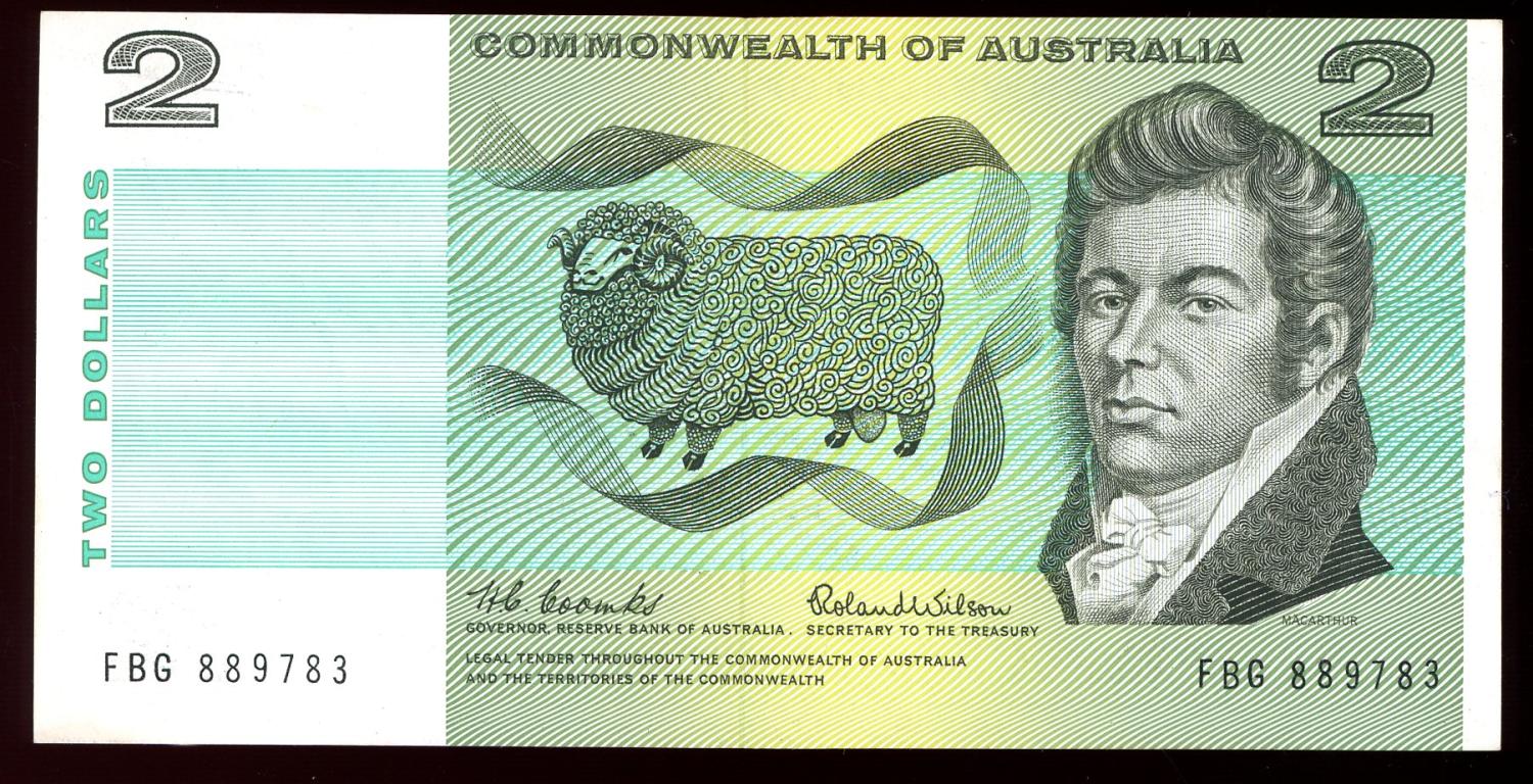 Thumbnail for 1966 $2.00 Coombs-Wilson FBG 889783 EF