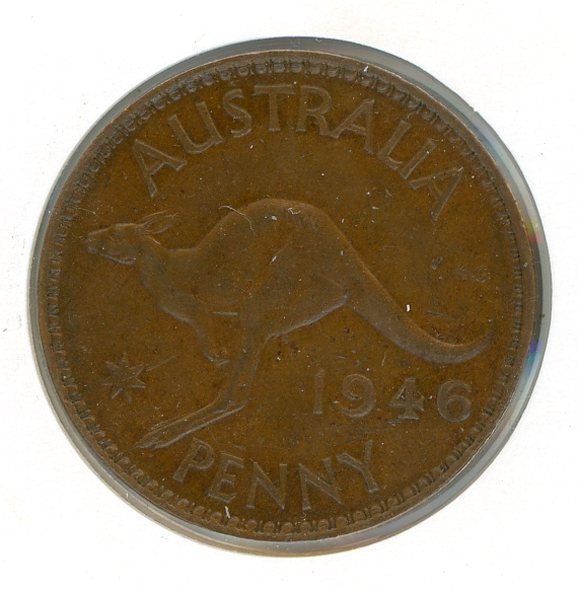 Thumbnail for 1946 Australian One Penny (W) 