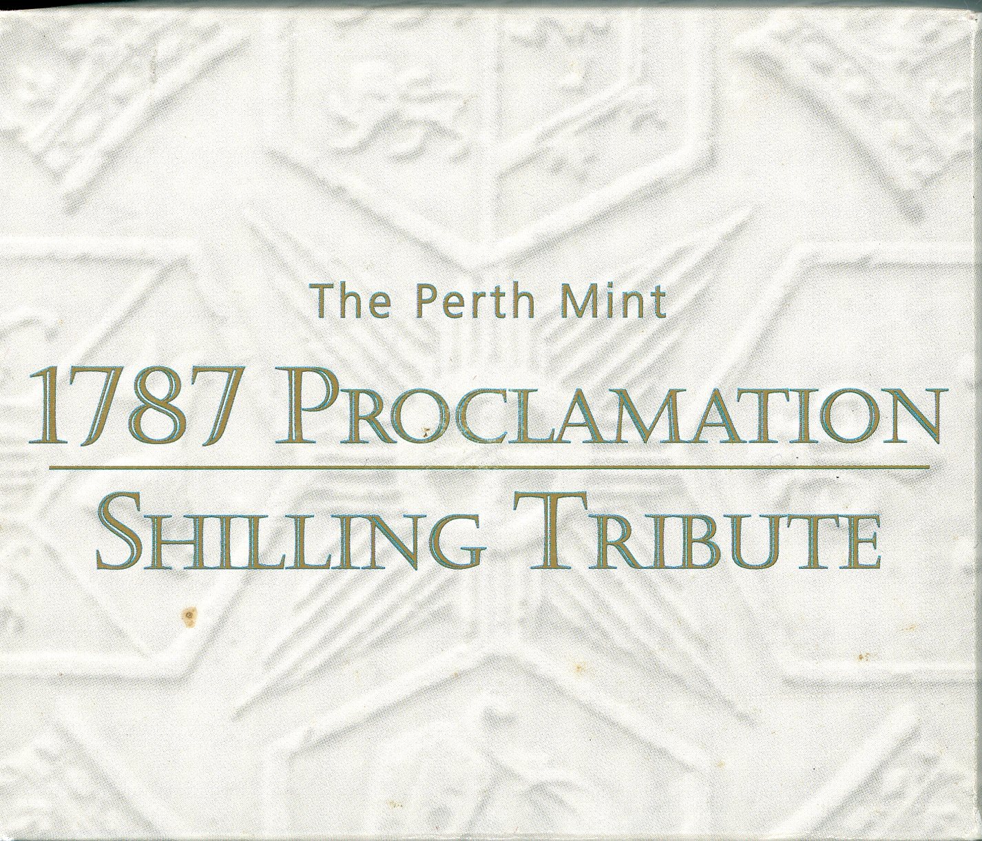 Thumbnail for 2008 - The 1787 Proclamation Shilling Tribute Silver Proof