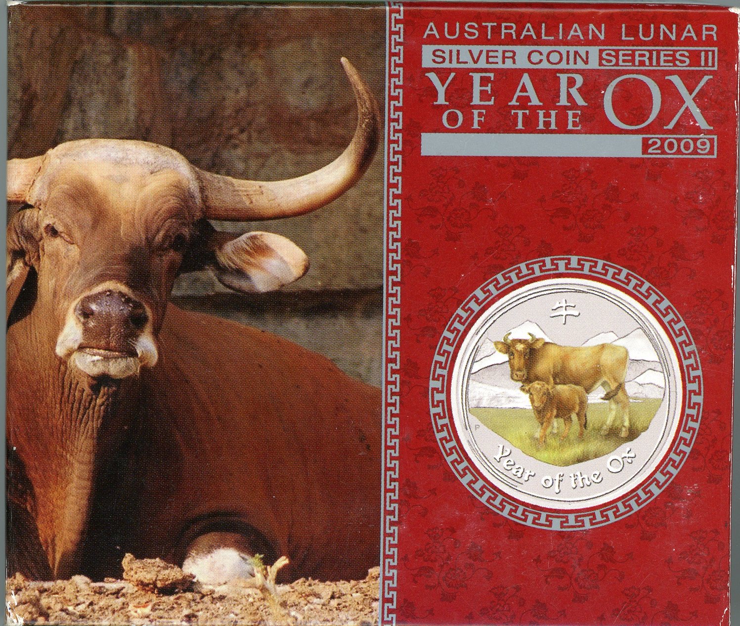 Thumbnail for 2009 Australian 1oz Silver Coloured Edition - Year of the Ox